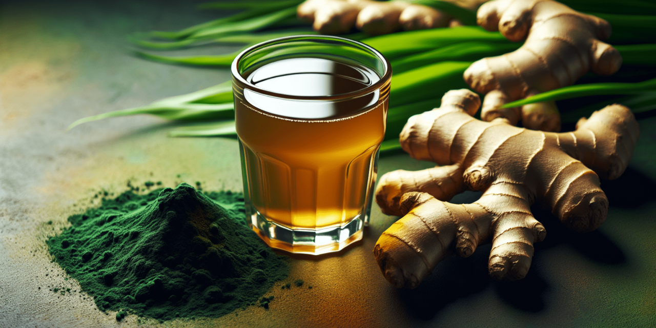 Boost Your Health with Ginger Shots and Spirulina